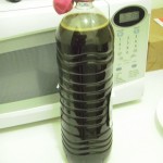 Plastic Bottle containing mixture